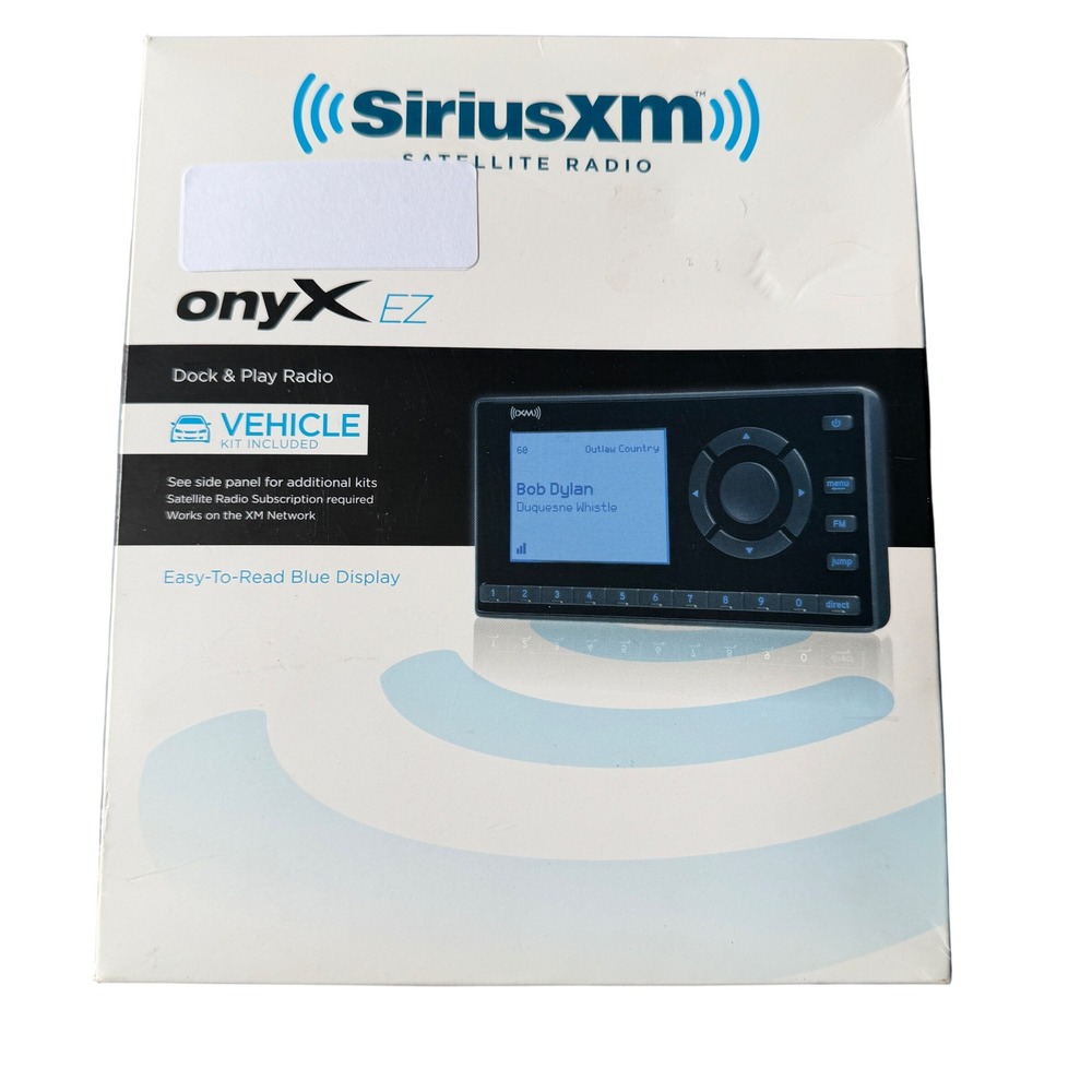 SEALED SiriusXM Onyx EZ XEZ1V1 Satellite Radio Vehicle Kit Dock‎ & Play Complete